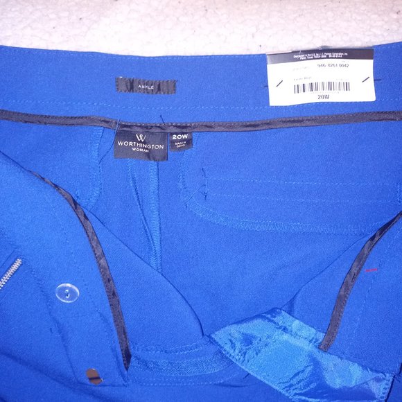 Blue Worthington Trouser - Picture 3 of 4